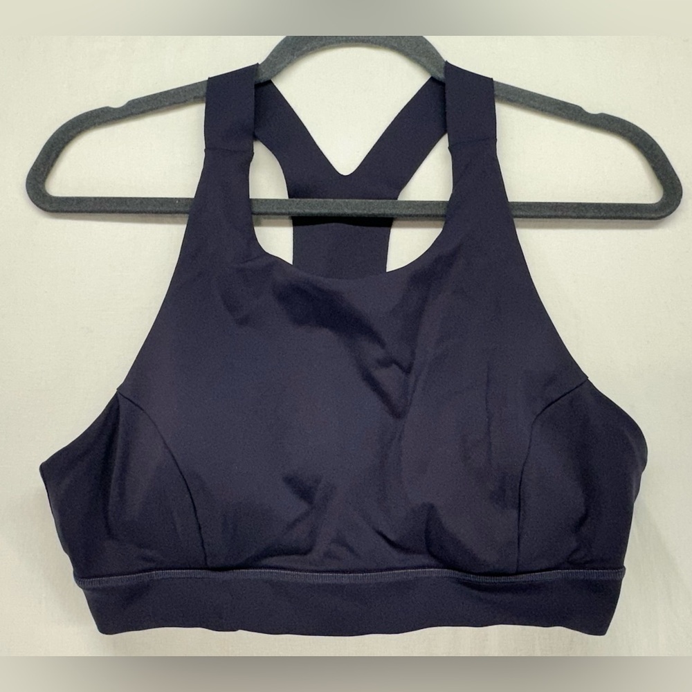Lululemon Fast Free Sprots Bra‎ (Nulux) Dark Purple Womens Size 12
